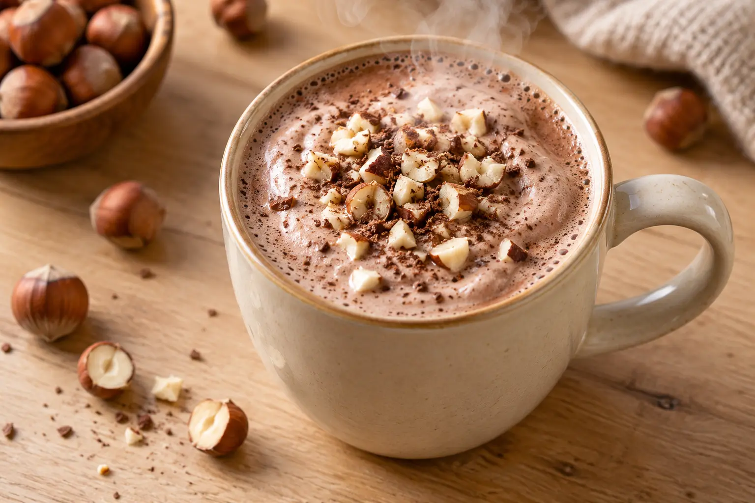 Chocolat chaud noisette protéiné