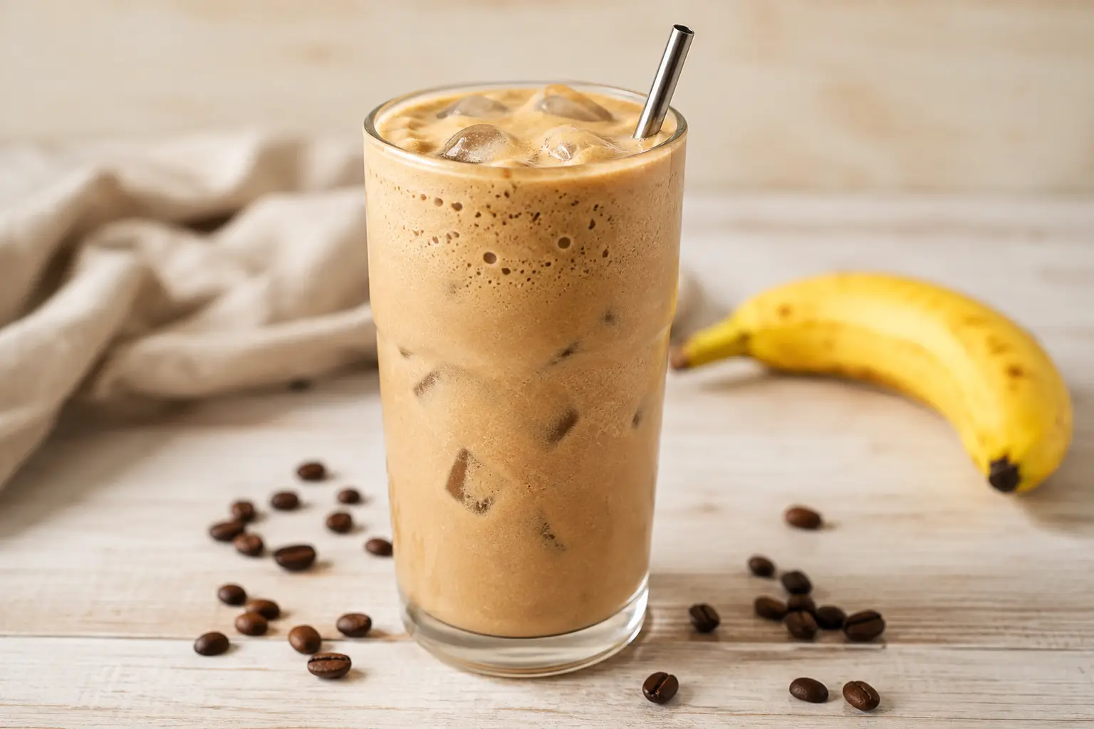 Shake café frappé protéiné