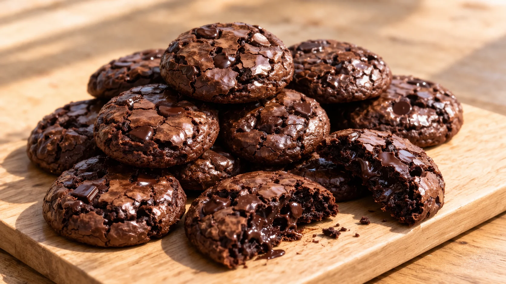 Cookies Brownie Protéinés au Chocolat Noir