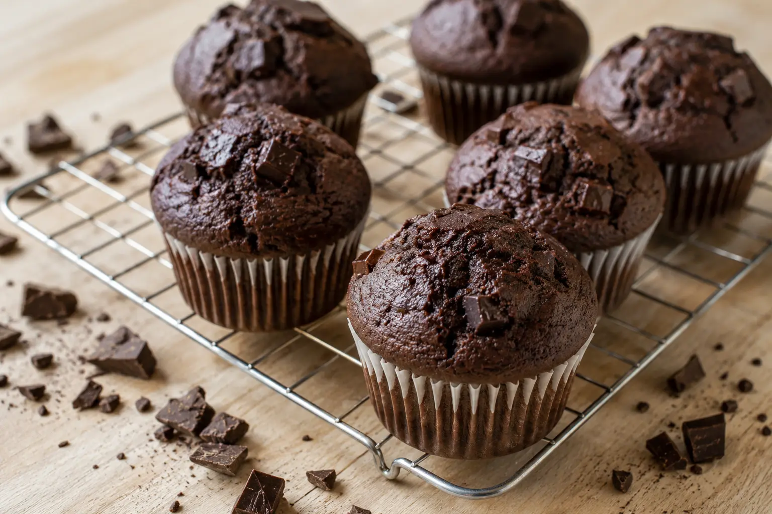 Muffins chocolat intense protéinés