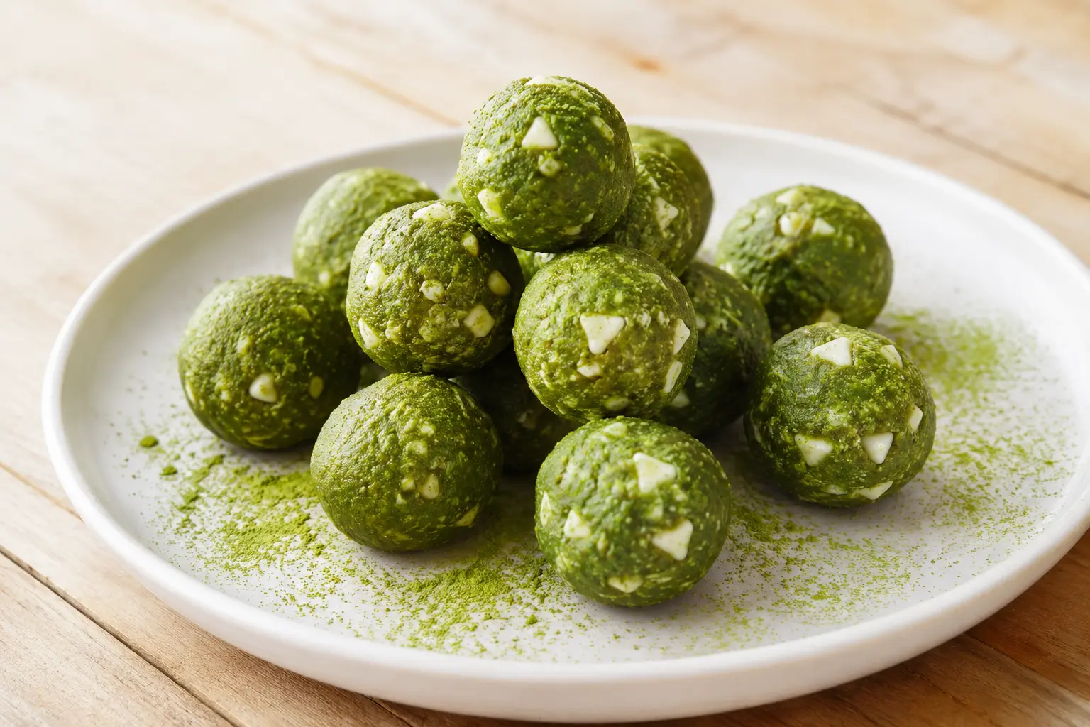 Protein Balls Matcha-Chocolat Blanc