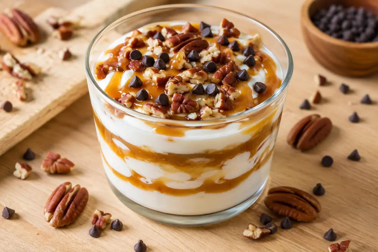 Yaourt protéiné caramel