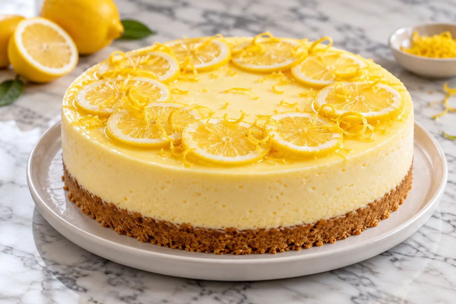 Cheesecake façon tarte au citron protéiné