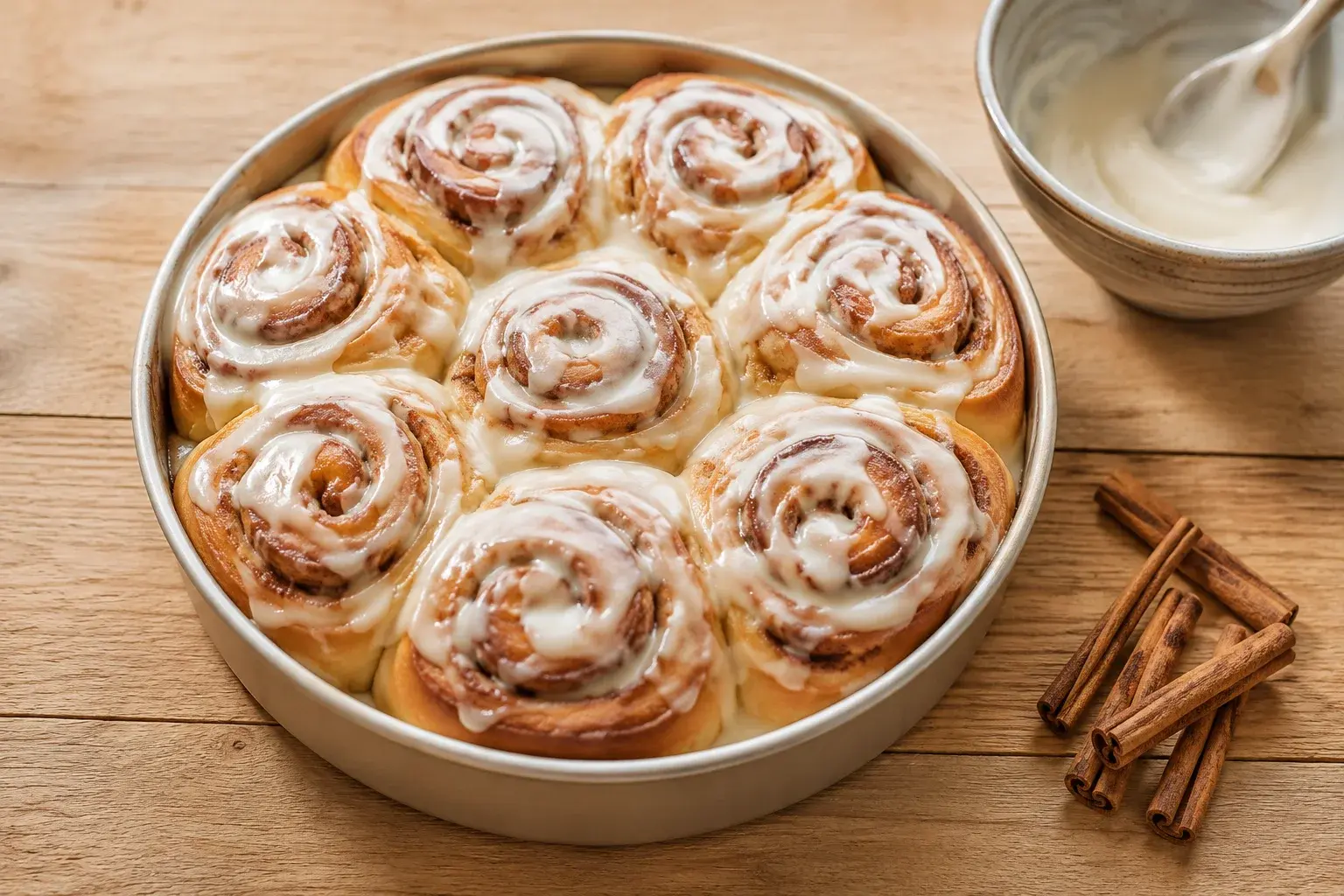 Cinnamon rolls protéinés au four
