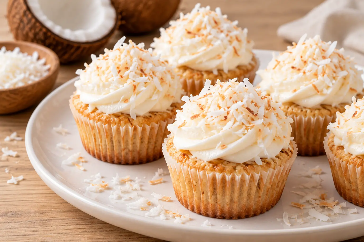 Cupcakes coco protéinés