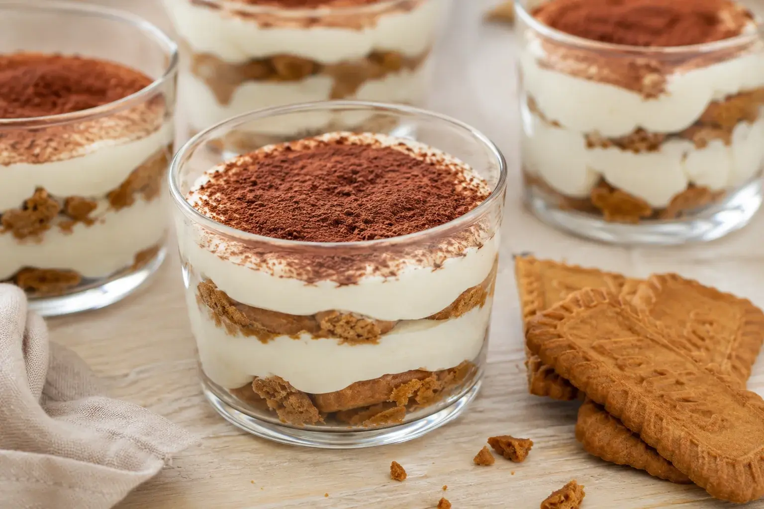 Tiramisu aux spéculoos protéiné