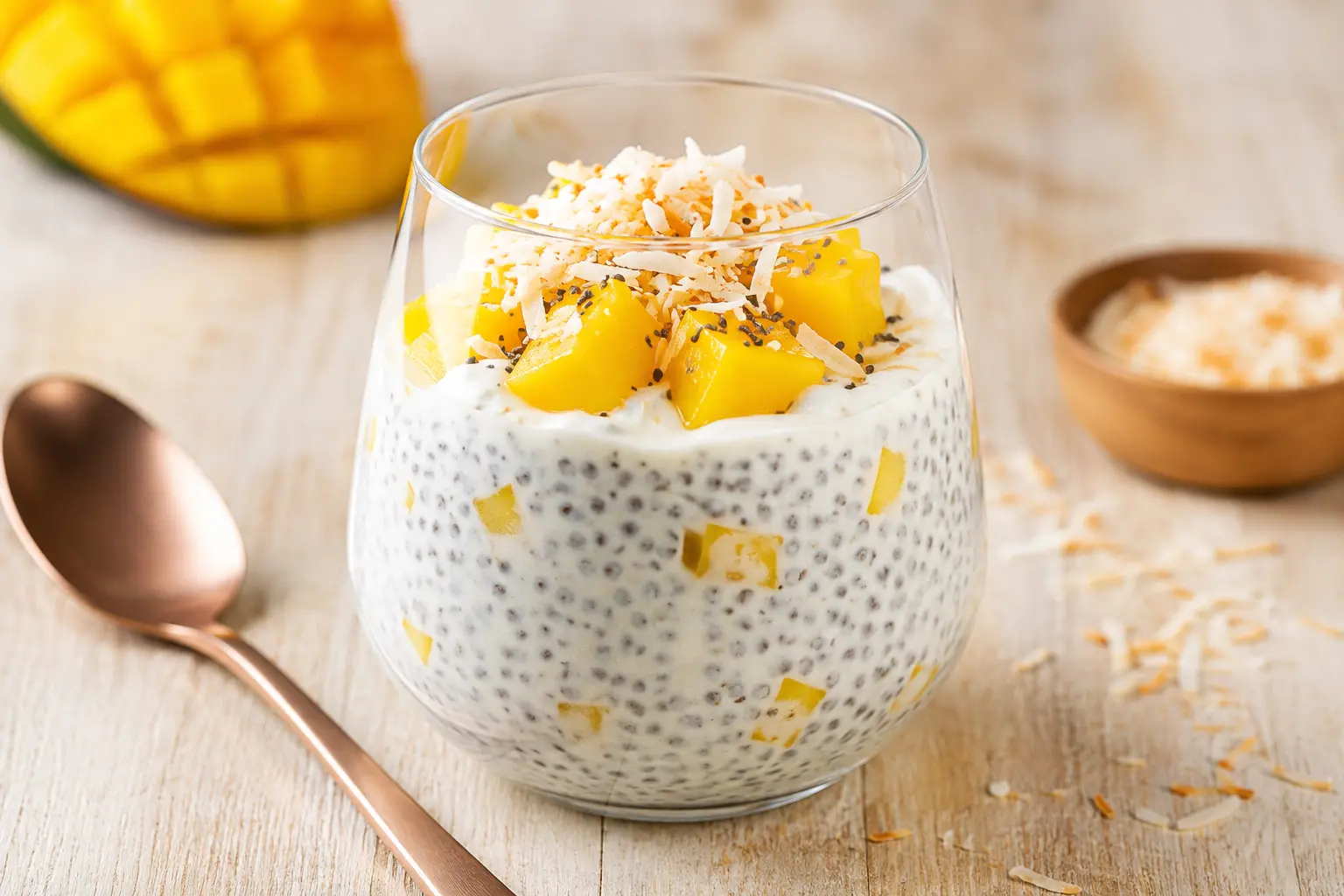 Yaourt Coco Chia Pudding Protéiné