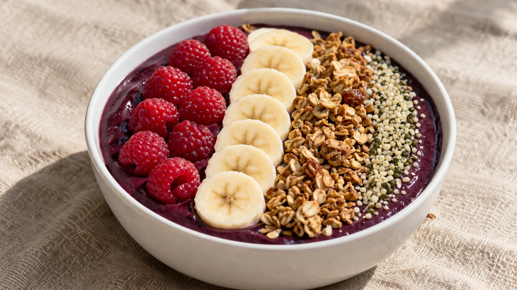 Bowl açaï berries protéiné