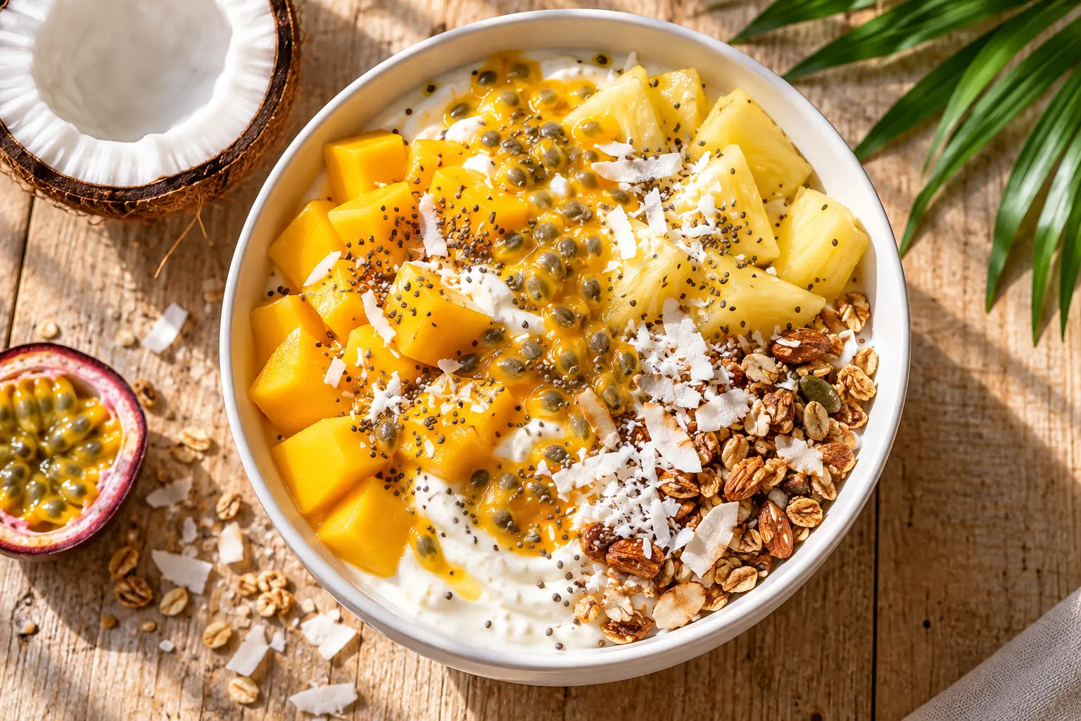 Bowl protéiné tropical