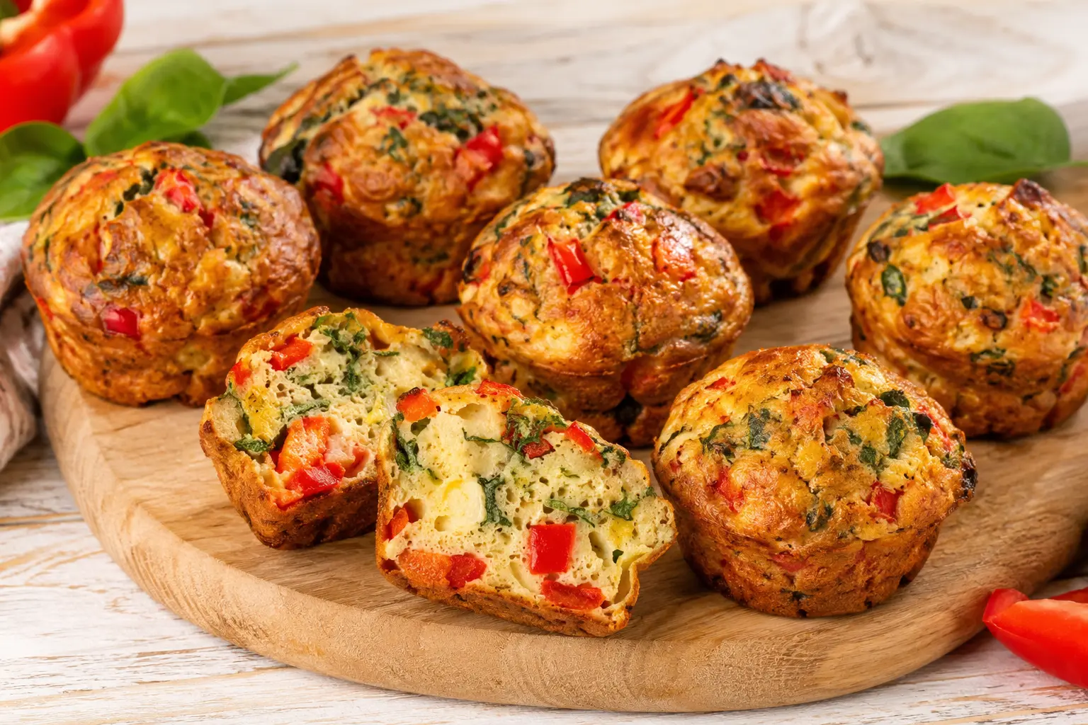 Muffins tofu-légumes protéinés