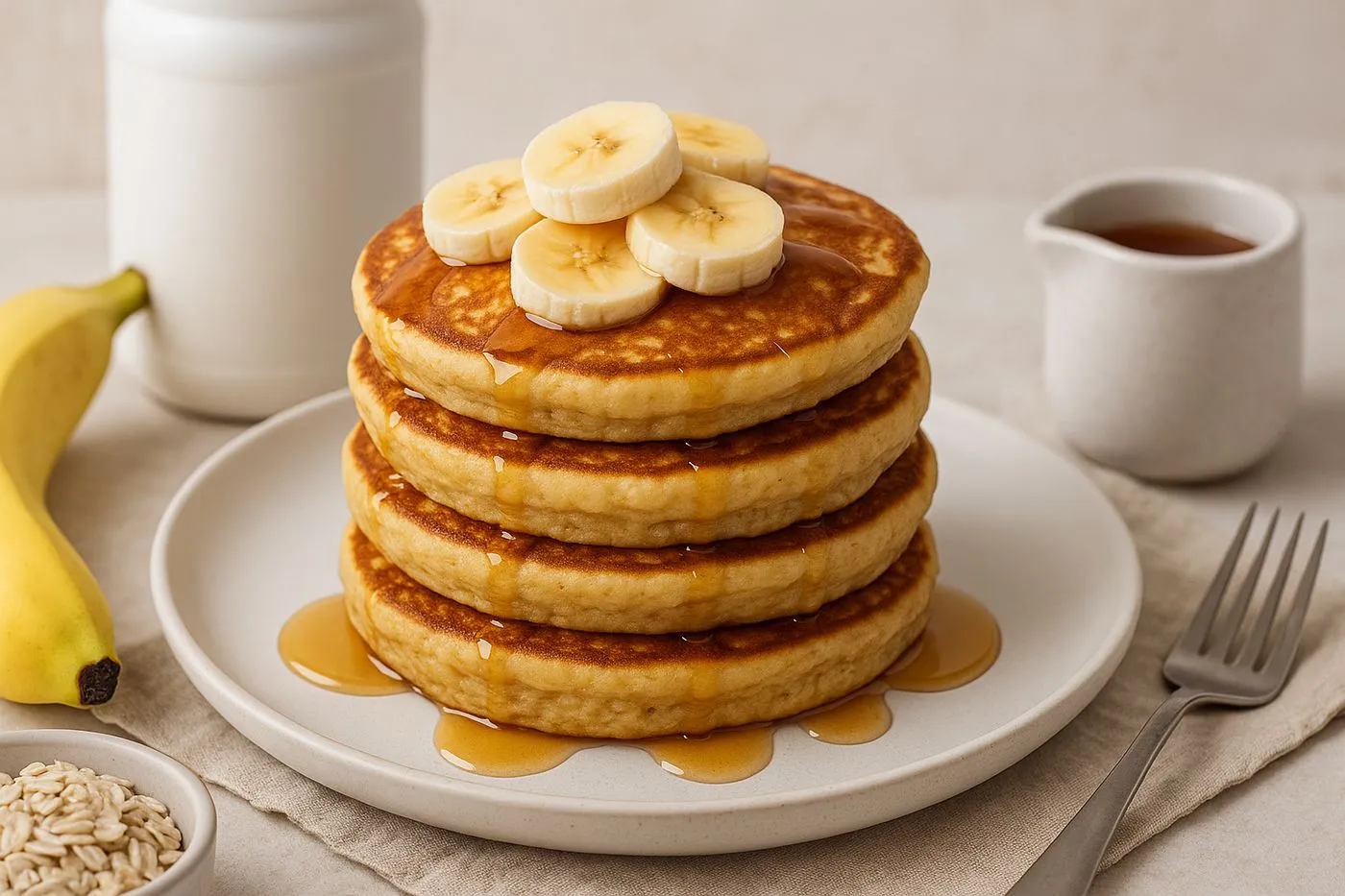 Pancakes protéinées moelleux façon américaine