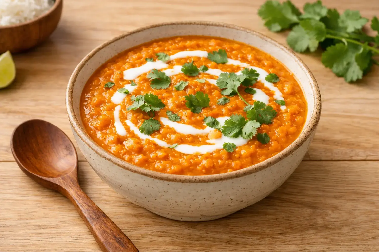 Dahl de lentilles à l'indienne