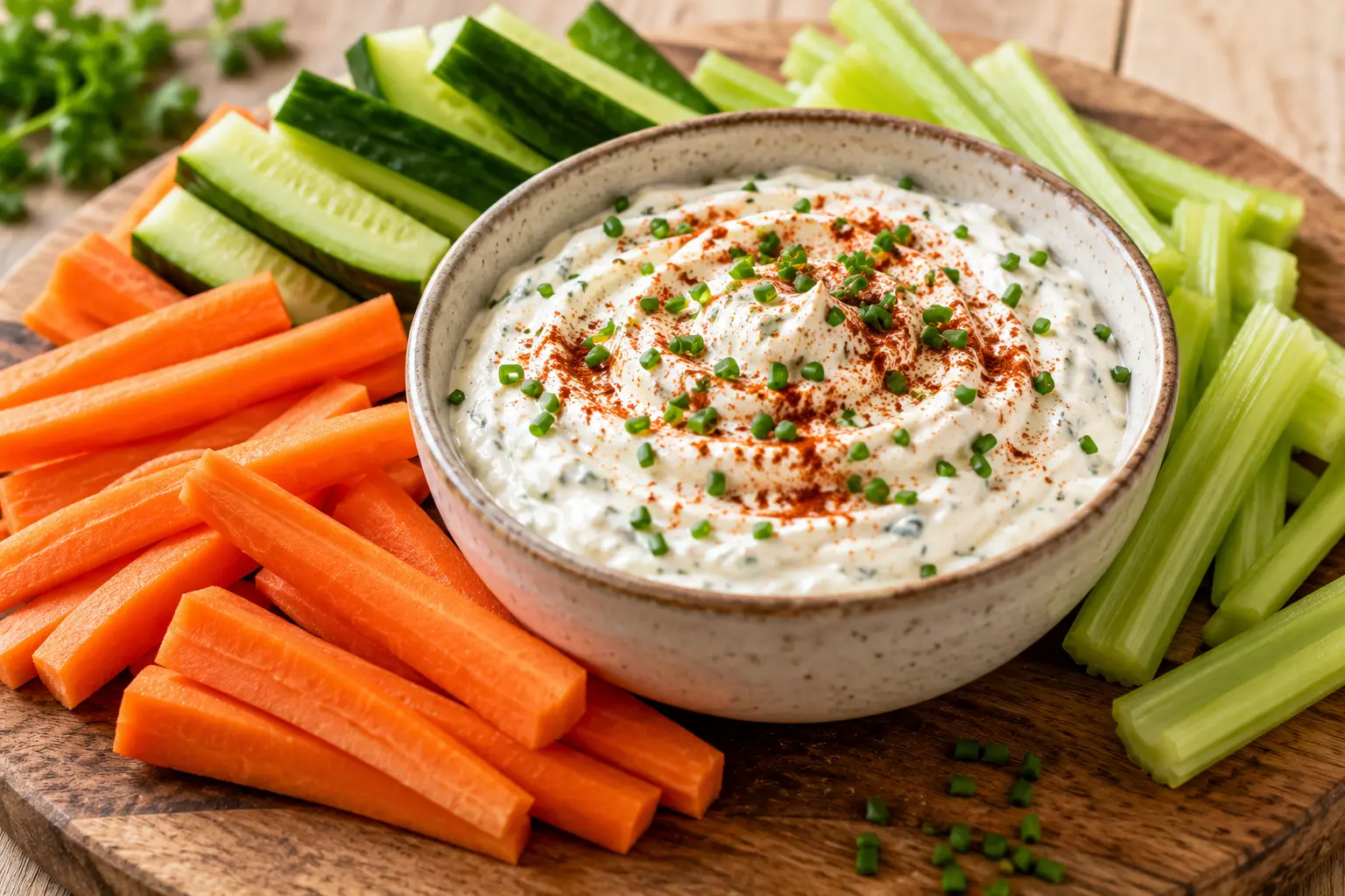 Dip de fromage blanc aux épices