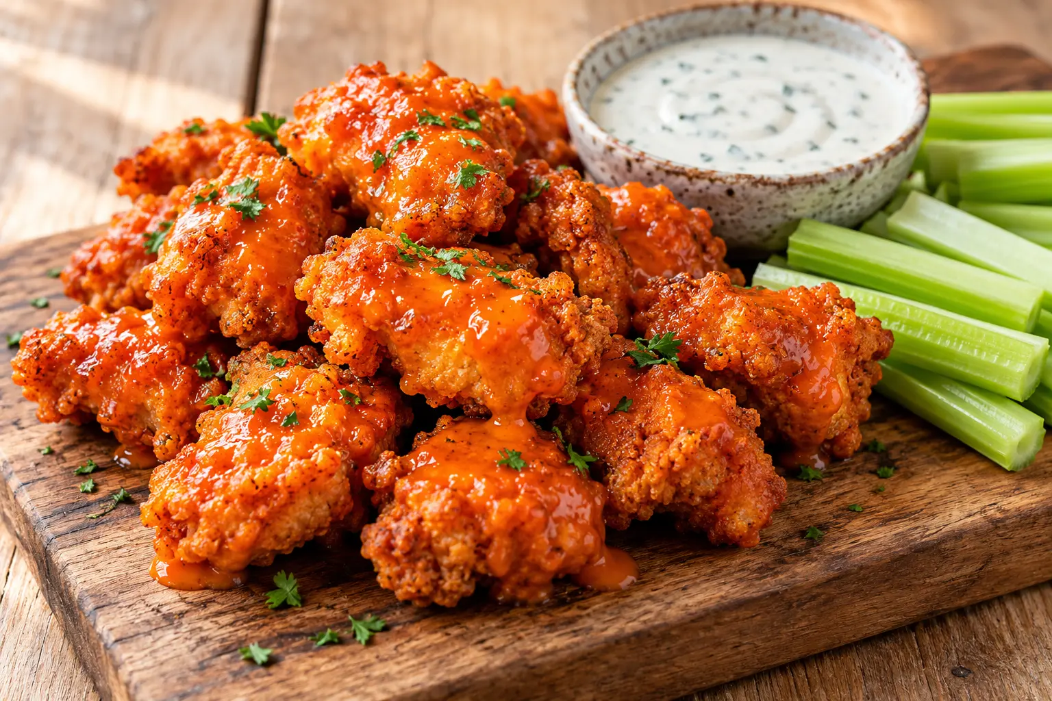 Poulet buffalo croustillant
