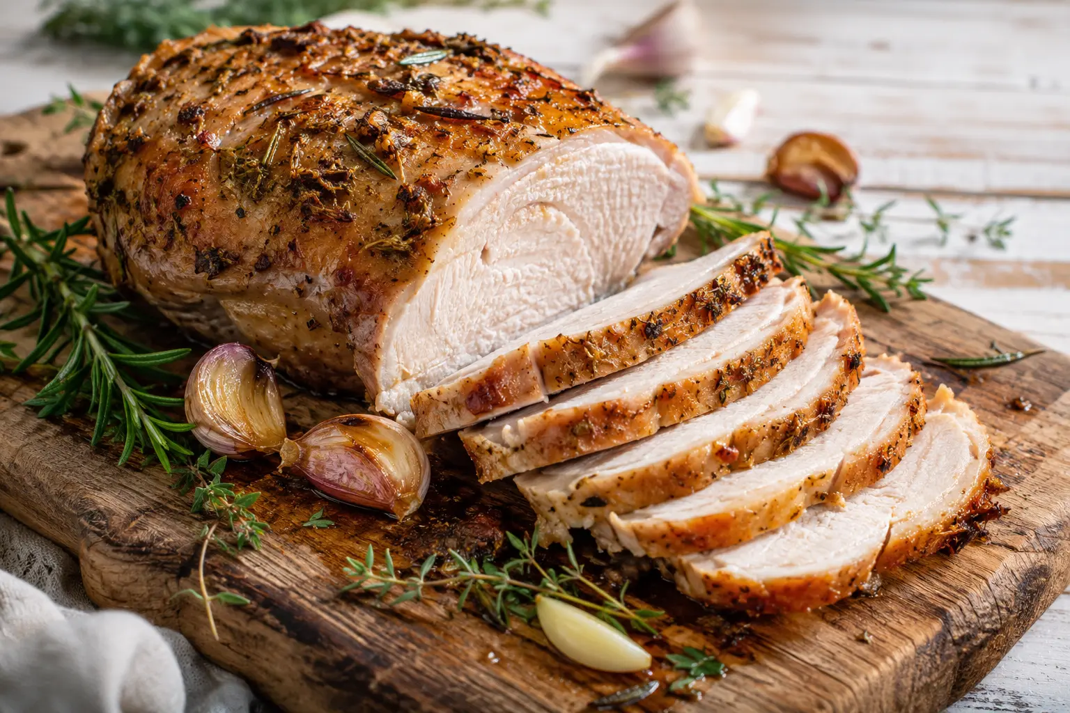 Rôti de dinde aux herbes de Provence